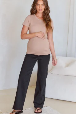 All Hours Wide Leg Jean - Black*