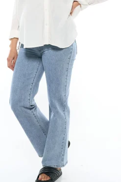 All Hours Wide Leg Jean - Blue Fade*
