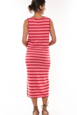 Away We Go Split Midi Skirt