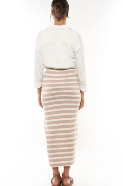 Away We Go Split Midi Skirt