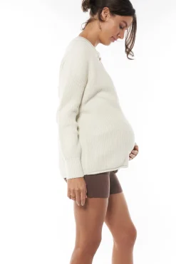 Bound To Be Button Sweater - Ivory