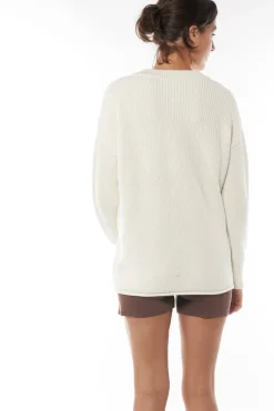 Bound To Be Button Sweater - Ivory