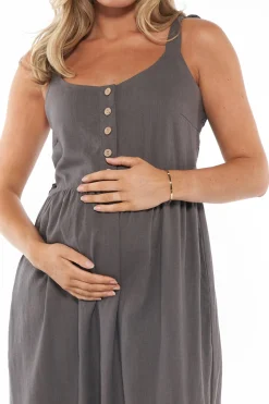 Breeze Along Midi Dress - Slate