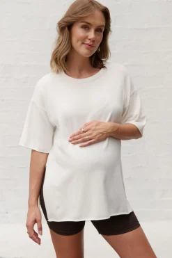 Cloud Nine Knit Tee - Ivory