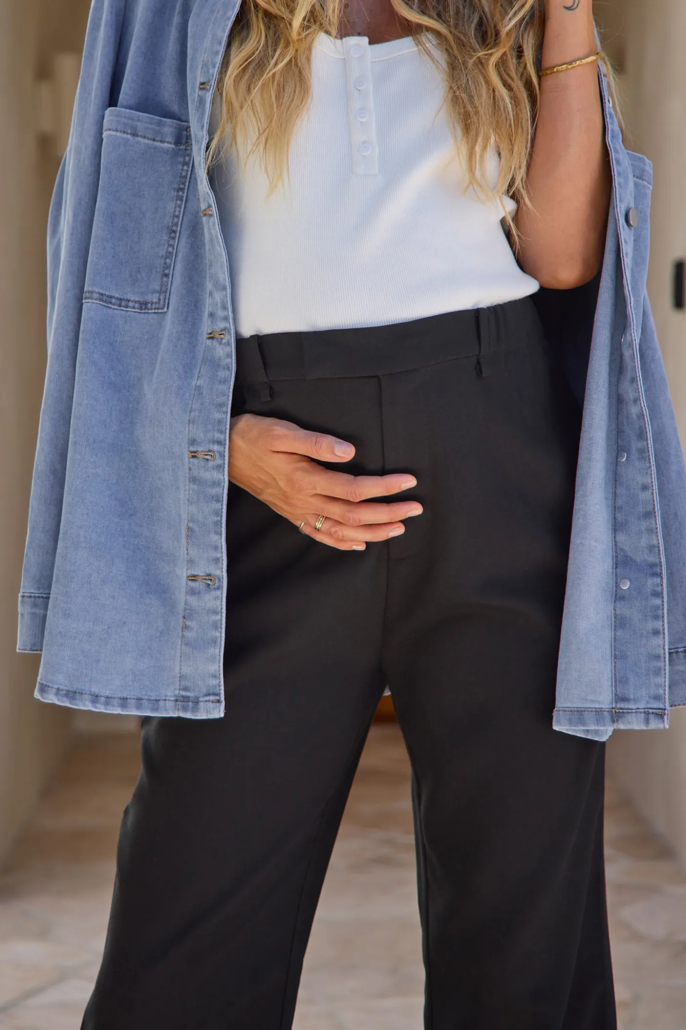 For Tomorrow Tailored Pant - Black