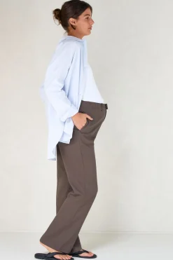 For Tomorrow Tailored Pant - Chocolate