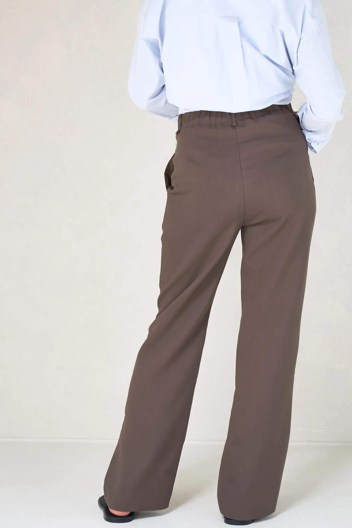 For Tomorrow Tailored Pant - Chocolate