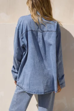 Frequent Denim Shirt - Light Blue