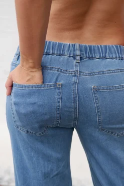 Frequent Wide Leg Jean -Blue