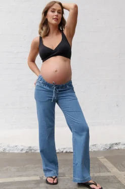 Frequent Wide Leg Jean -Blue