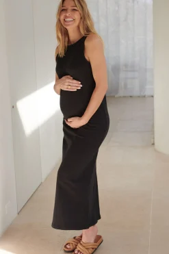 Kindred Column Dress - Black