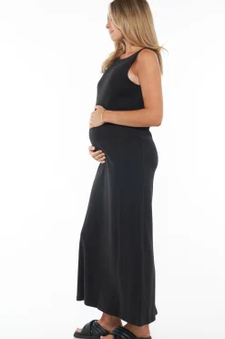 Kindred Column Dress - Black