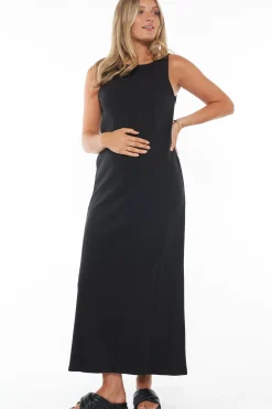 Kindred Column Dress - Black