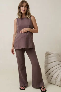 Kindred Nursing Top - Ash Brown