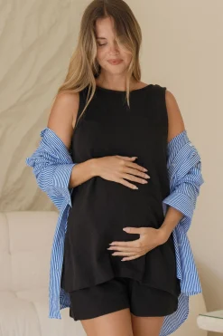 Kindred Nursing Top - Black