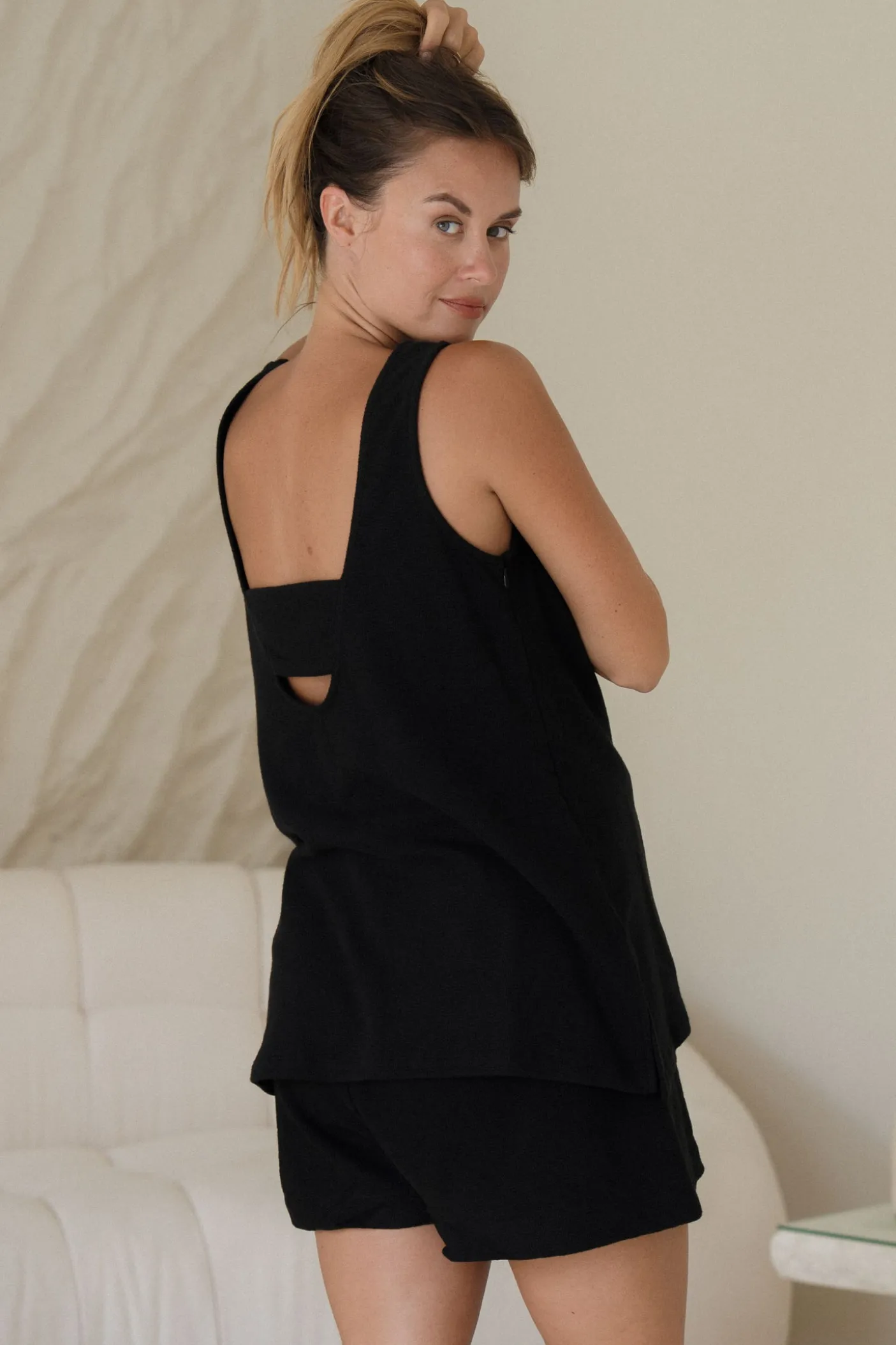 Kindred Nursing Top - Black