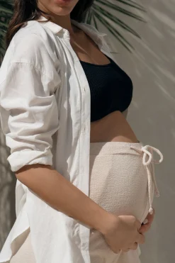 Kindred Split Pants - Almond