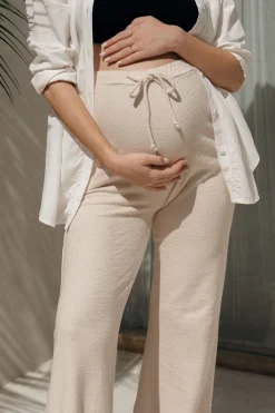 Kindred Split Pants - Almond