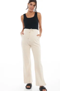 Kindred Split Pants - Almond