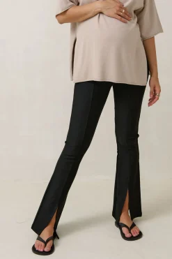 Linear Maternity Pant - Black