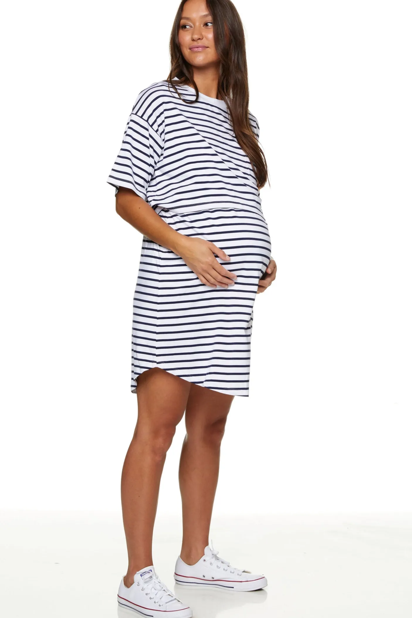 Night Life Nursing Tee Dress