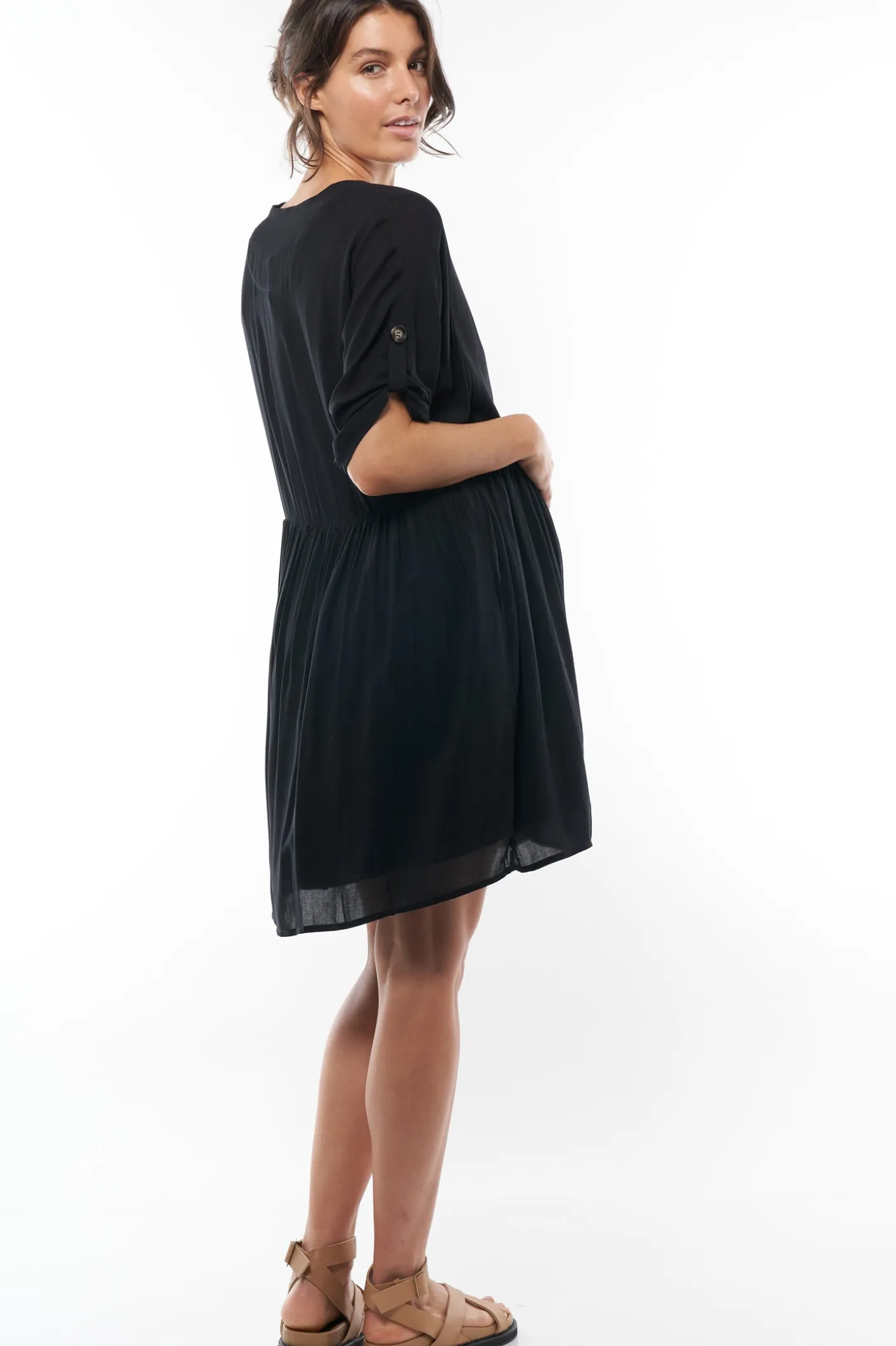 Sunrise Button Front Dress