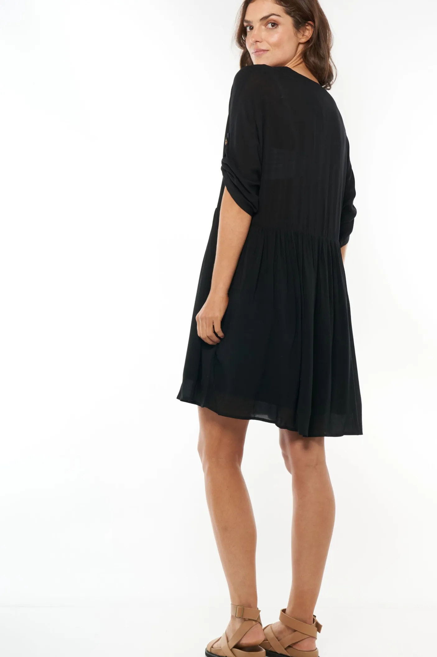 Sunrise Button Front Dress