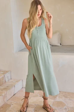 The Happening Nursing Dress - Sage