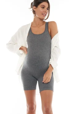 The Movement Romper - Charcoal