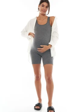 The Movement Romper - Charcoal