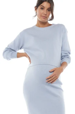 Wish I Knew Crop - Blue