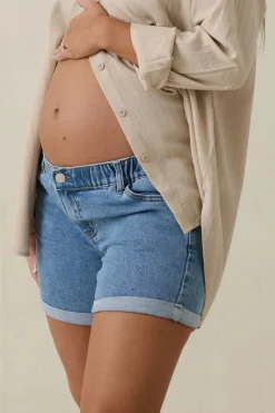 With Love Rolled Denim Short