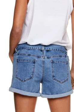 With Love Rolled Denim Short